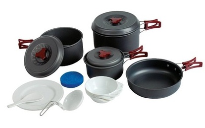 Набор посуды Tramp  TRC-026 | Посуда костровая походная
