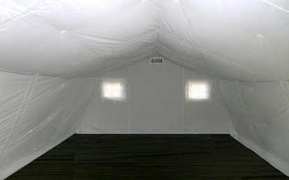 Внутренний тент, бязевый намет, для палатки 10ПБ22 | Геологические лагерные палатки