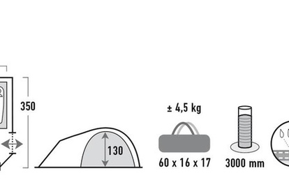 Палатка Kira 4 | Палатки маршрутные