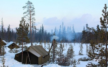 Палатка геологическая комбинированная 4 местная 4ППП10 | Геологические лагерные палатки